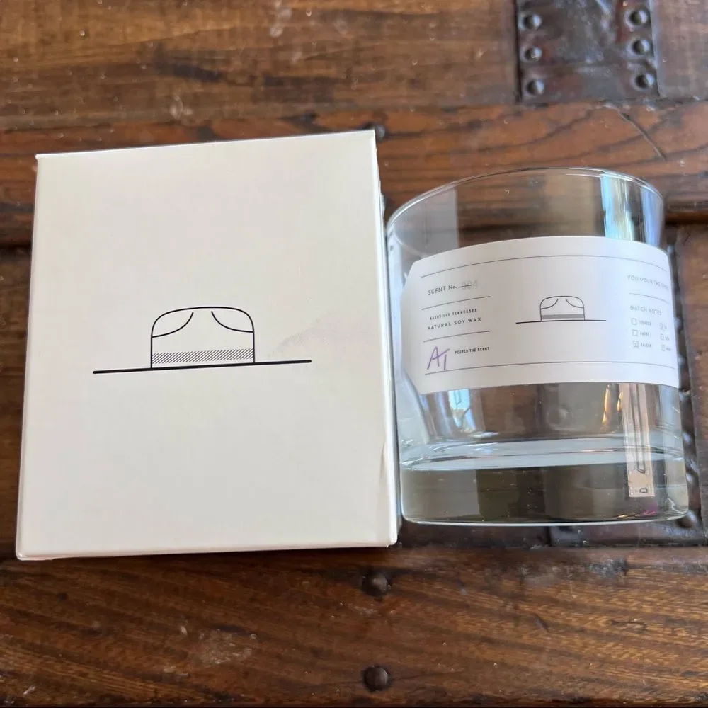 4/$20 Ranger Station empty candle jar cocktail glass